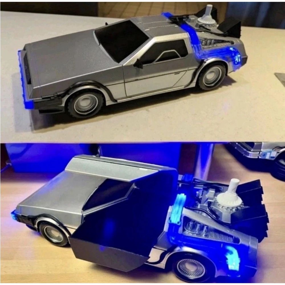 Back To The Future 40th Anniversary DeLorean Popcorn Bucket AMC Exclusive